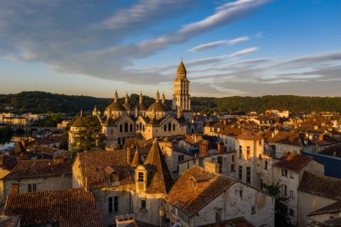 Vue sur le secteur sauvegardé et la Cathédrale Saint-Front de Périgueux