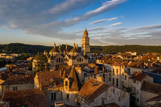 Vue sur le secteur sauvegardé et la Cathédrale Saint-Front de Périgueux