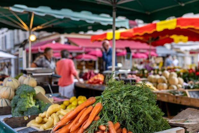 Photo du marché de Périgueux pour les marchés du Grand Périgueux