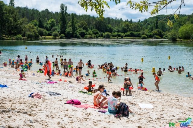 Baignade à Neufont